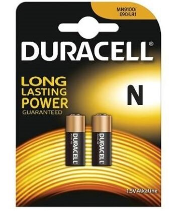 DURACELL - PILA ALCALINA MN9100 N LR1 1,5V BLISTER*2
