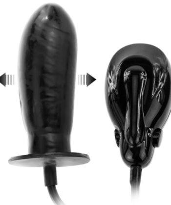 Visão alternativa de BAILE - DILDO INSUFLÁVEL BIGGER JOY COM VIBRAÇÃO 16 CM