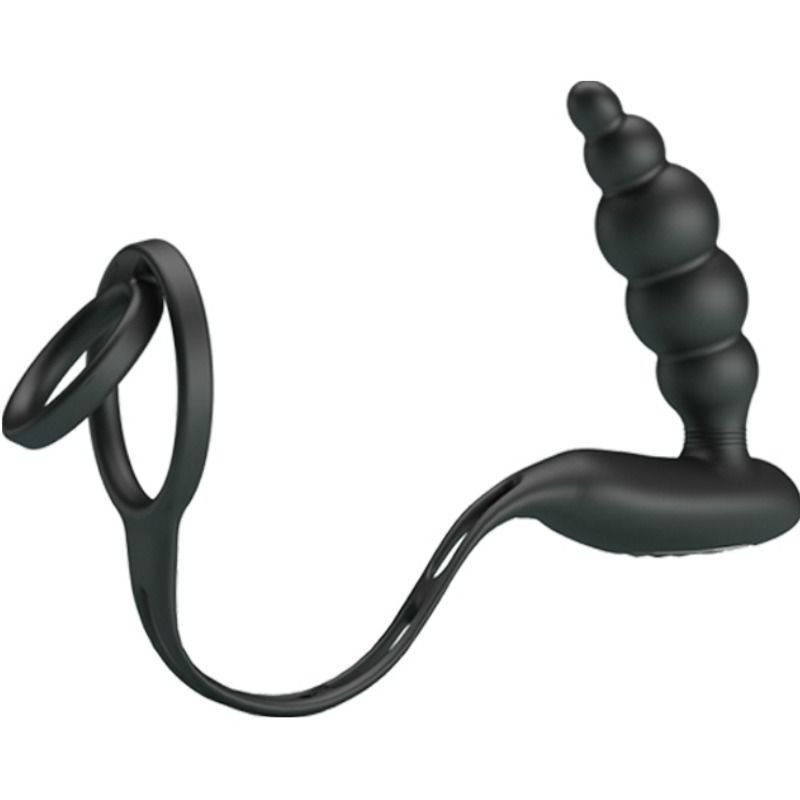 PRETTY LOVE - ANÉIS PARA PÊNIS COM PLUG VIBRADOR - Imagem 5