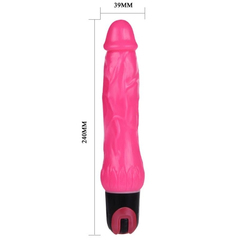 BAILE - VIBRADOR DAAPLY PLEASURE MULTISPEED ROSA - Imagem 5