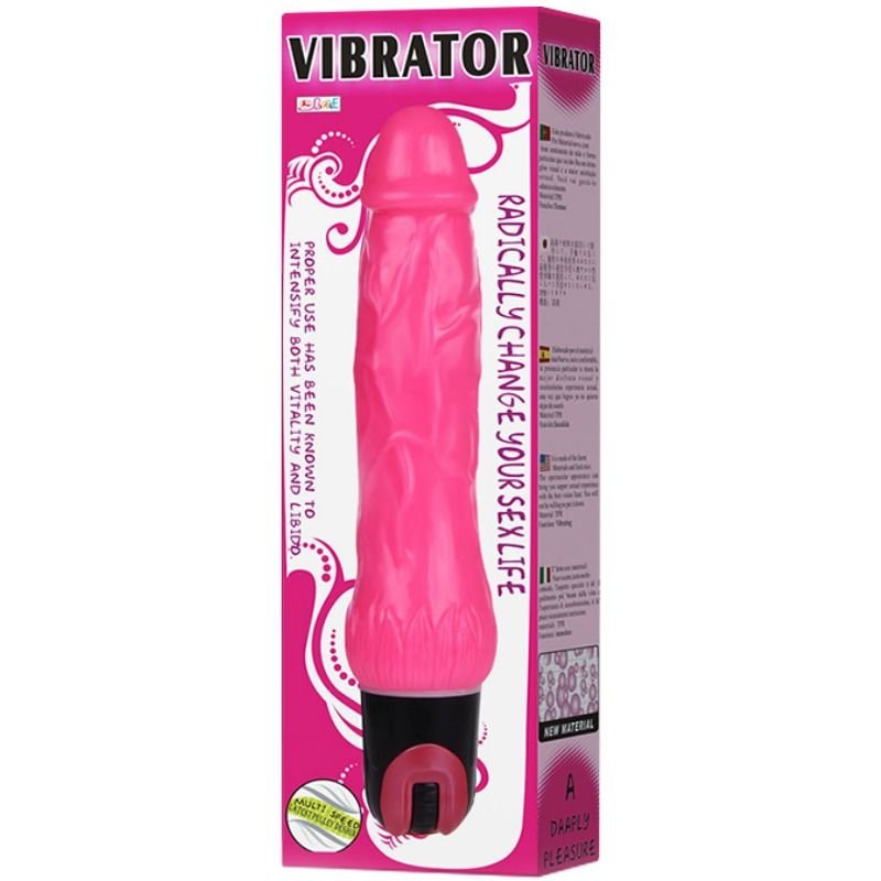 BAILE - VIBRADOR DAAPLY PLEASURE MULTISPEED ROSA - Imagem 4