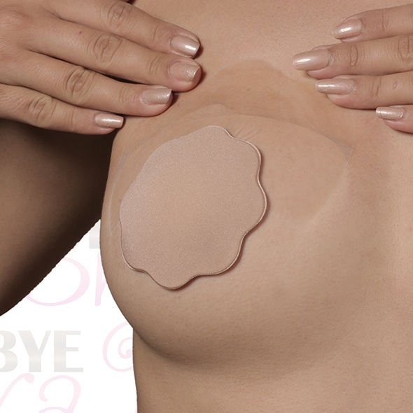 BYE-BRA - REALZADOR PECHOS + CUBREPEZONES DE SEDA COPA D/F - Image 3