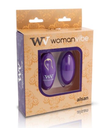 Visão alternativa de WOMANVIBE - ALSAN EGG CONTROLE REMOTO SILICONE ROXO