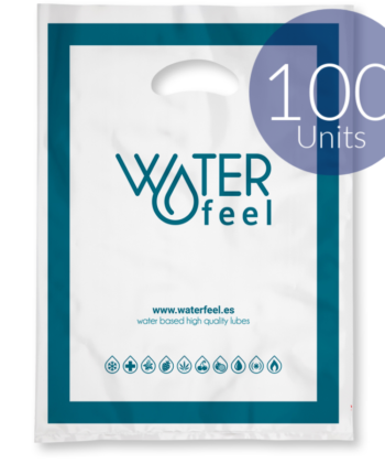 WATERFEEL - 100 SACOS PLÁSTICOS GRANDES 40 X 50 CM