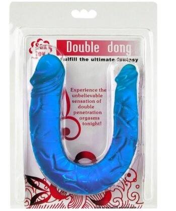 Visão alternativa de BAILE - DOUBLE DONG DILDO DOBLE AZUL