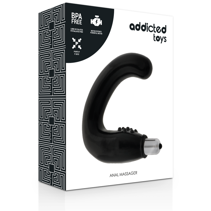 ADDICTED TOYS - MASSAGEIRO ANAL PRETO - Image 2