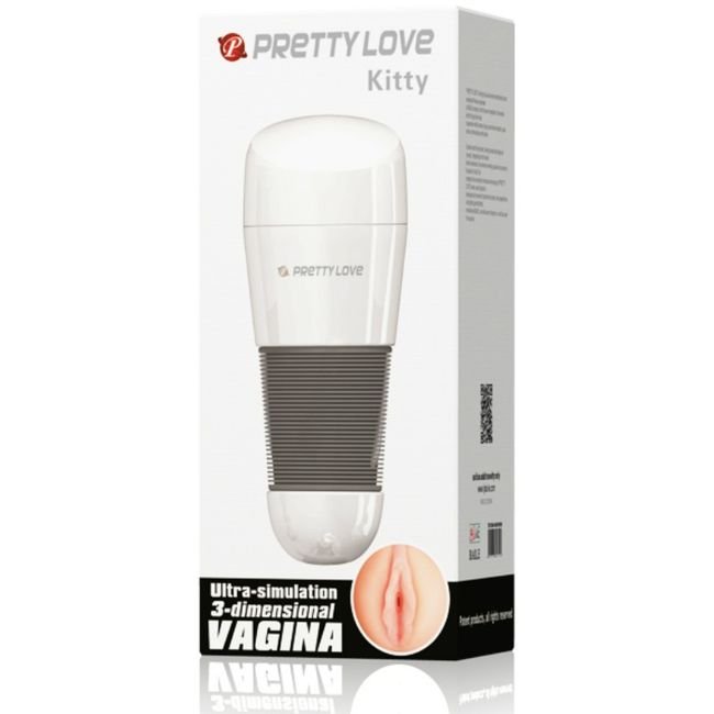 PRETTY LOVE - MASTURBADOR DE VAGINA KITTY WHITE - Image 5