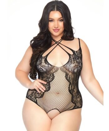 LEG AVENUE - TEDDY CON ABERTURA 1X-2X