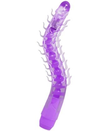 BAILE - FLEXI VIBE SENSUAL SPINE DILDO VIBRATÓRIO DOBRVEL LILAL 23.5 CM