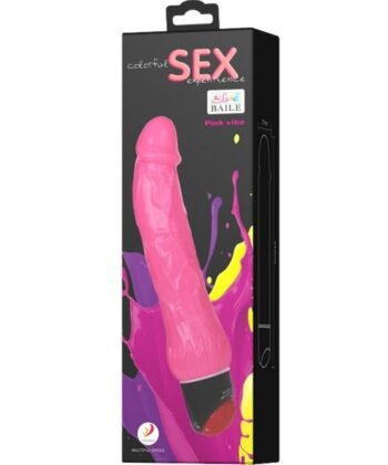 Visão alternativa de BAILE - VIBRADOR REALISTA SEXO COLORIDO LILS 24 CM