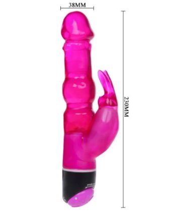 BAILE – VIBRADOR RABBIT COM ESTIMULADOR CLITORIANO 23 CM - Image 3