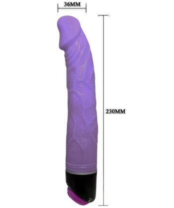 Visão alternativa de BAILE - VIBRADOR REALÍSTICO ADOUR CLUB 23 CM LIlás