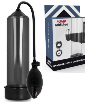 PUMP ADDICTED - VIBRADOR PRETO RX3