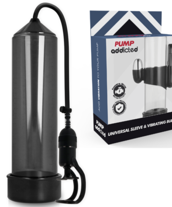 PUMP ADDICTED - VIBRADOR PRETO RX5