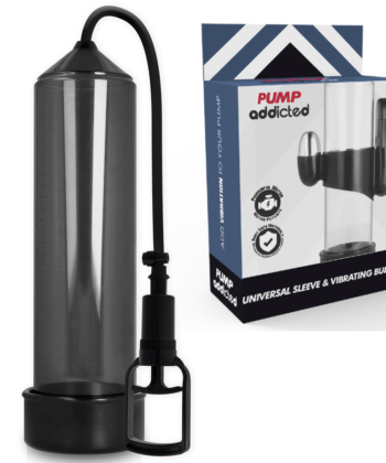 PUMP ADDICTED - VIBRADOR PRETO RX7