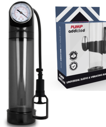 PUMP ADDICTED - VIBRADOR PRETO RX9