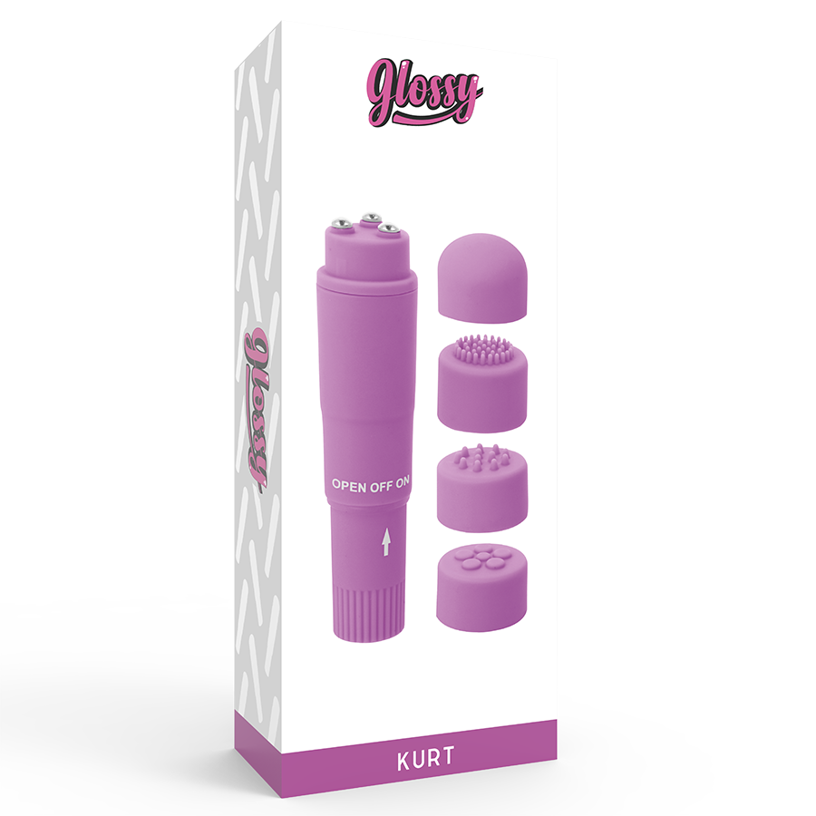 GLOSSY - POCKET KURT MASAJEADOR LILA - Image 4