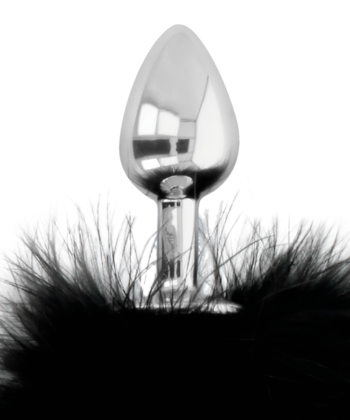 Alternative view of DARKNESS - PLUG ANAL EXTRA COM CAUDA PRETA 7 CM