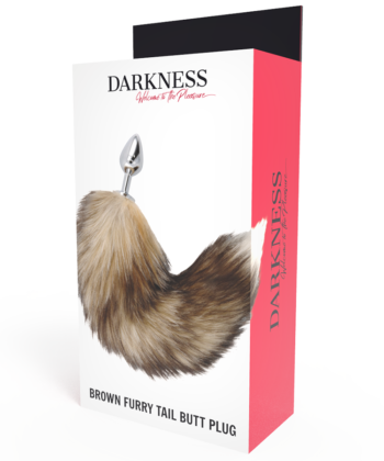 Alternative view of DARKNESS - TAIL BUTT PLUG SILVER