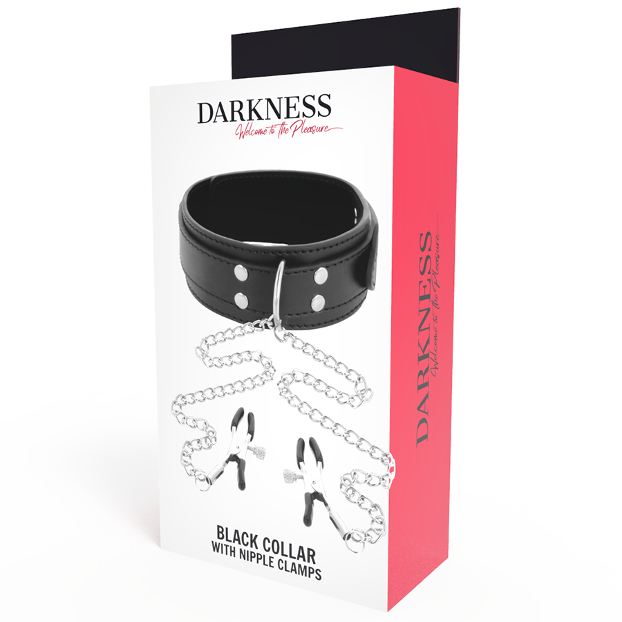 DARKNESS - COLAR COM GRAMPOS DE BICO PRETO - Imagem 3