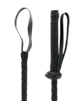 Visão alternativa de DARKNESS - CHICOTE BDSM FETICHE DE COURO 60 CM