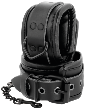 Alternative view of DARKNESS - ESPOSAS AJUSTABLES TOBILLOS LEATHER NEGRO