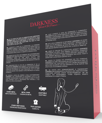 Visão alternativa de DARKNESS - ALGEMAS E COLAR DE COURO PRETO