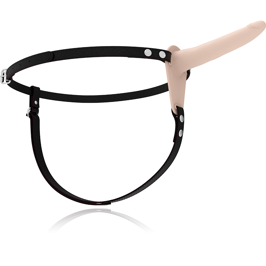 FETISH SUBMISSIVE HARNESS - VIBRADOR DE SILICONE DE CARNE 15 CM - Imagem 5