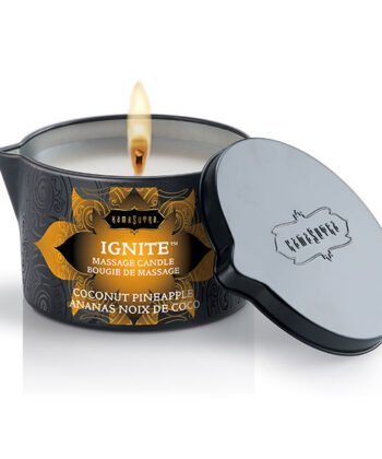 KAMASUTRA - VELA DE MASSAGEM COCO E ABACAXI 170GR