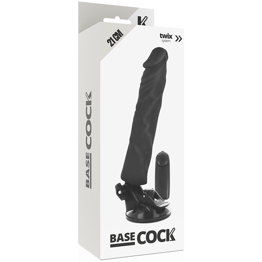 BASECOCK - VIBRADOR REALÍSTICO CONTROLE REMOTO NATURAL 21 CM - Image 4