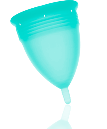 Visão alternativa de STERCUP - COPO MENSTRUAL DE SILICONE FDA AQUAMARINE - TAMANHO L