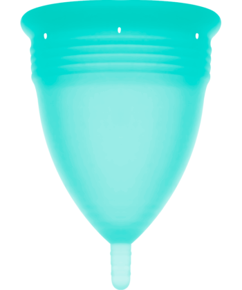 STERCUP - COPO MENSTRUAL DE SILICONE FDA AQUAMARINE - TAMANHO L