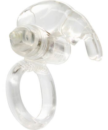 SEVEN CREATIONS - ANILLO VIBRADOR DE SILICONA TRANSPARENTE