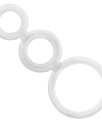 ADDICTED TOYS - CONJUNTO DE ANÉIS - PARA PÊNIS TRANSPARENTE