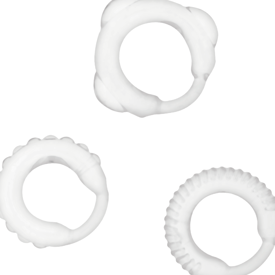 ADDICTED TOYS - C-RING SET CLARO - Imagem 5