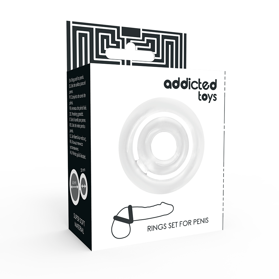 ADDICTED TOYS - POTENZ- C-RING PÊNIS TRANSPARENTE - Imagem 4