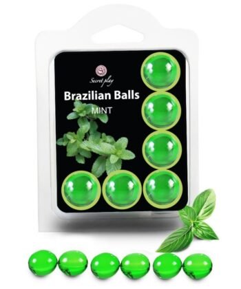 SECRETPLAY - CONJUNTO 6 BOLAS BRASILEIRAS MENTA