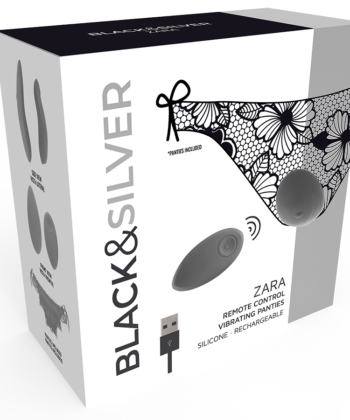 Visão alternativa de BLACK&SILVER - ESTIMULADOR DE CONTROLE REMOTO ZARA COM CALA GRTIS