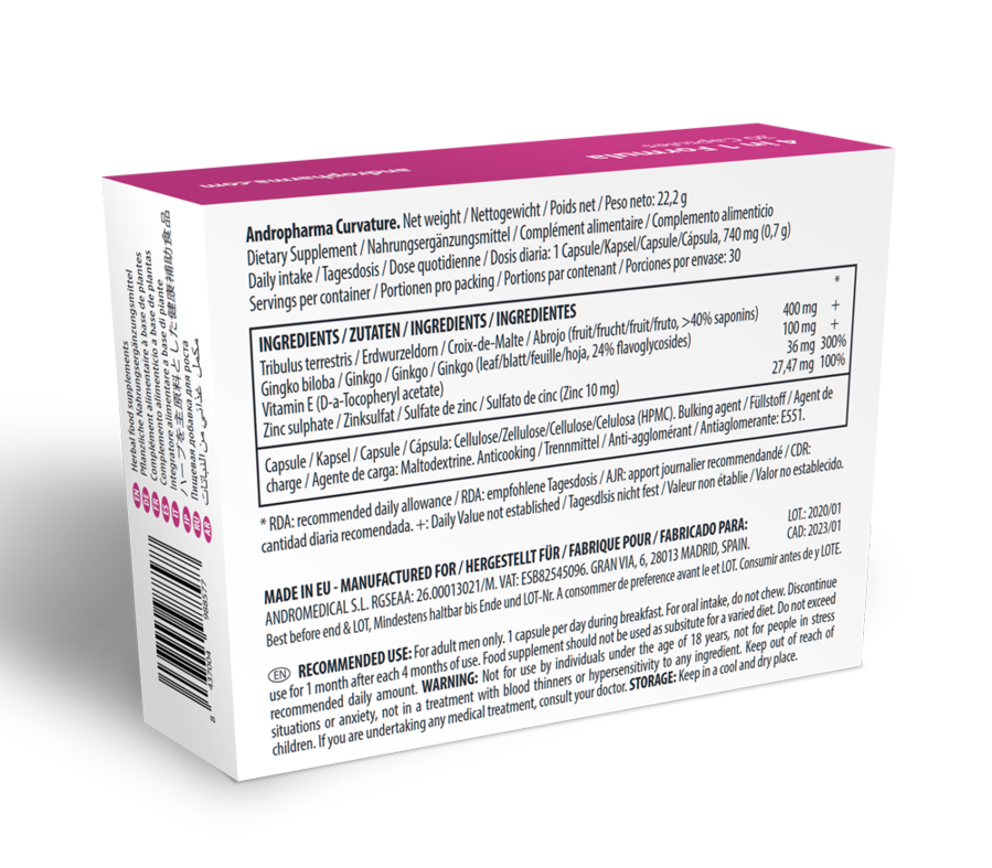 ANDROPHARMA - TRATAMENTO CURVATURA PEYRONIE - Imagem 2