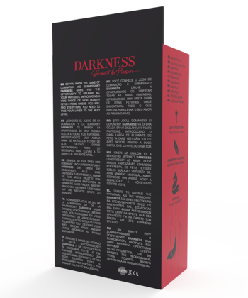 Alternative view of DARKNESS - PLUG ANAL DE SILICONE COM CAUDA BRANCA