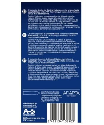 Visão alternativa de CONTROL - NATURE PRESERVATIVOS 12 UNIDADES