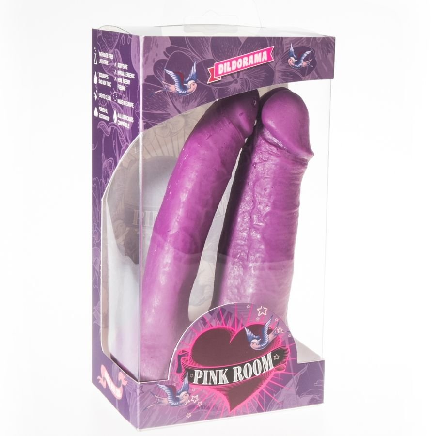 PINK ROOM - DILDO REALISTA ARTHUS VIOLA 17CM/15,5CM - Imagem 2