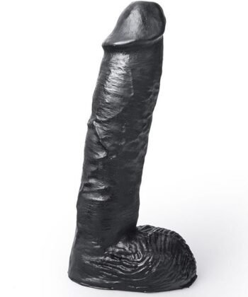 HUNG SYSTEM - DILDO REALÍSTICO PRETO COR MICKEY 24 CM