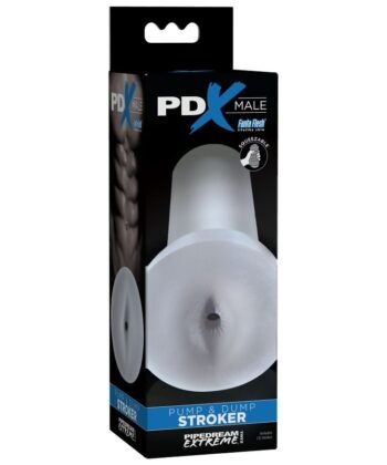 Alternative view of PDX MALE - BOMBA E STROKER DE DUMP - CLEAR
