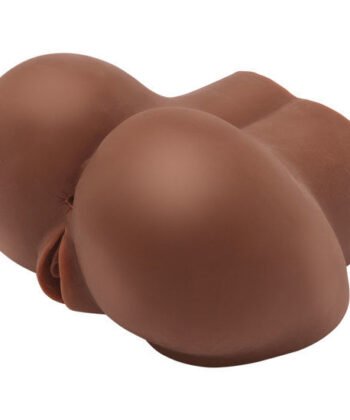 ACT - MASTURBADOR REALÍSTICO BIG ASS COM VIBRADOR MARROM