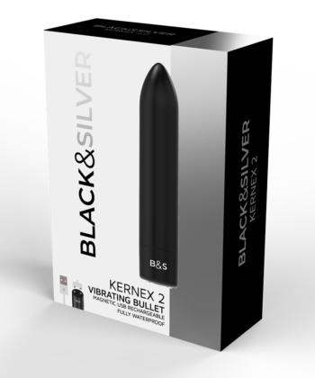 BLACK&SILVER - BALA MAGNÉTICA VIBRANTE PRETA KERNEX 2 PRETA - Image 5