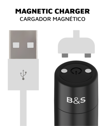 BLACK&SILVER - BALA MAGNÉTICA VIBRANTE PRETA KERNEX 2 PRETA - Image 4