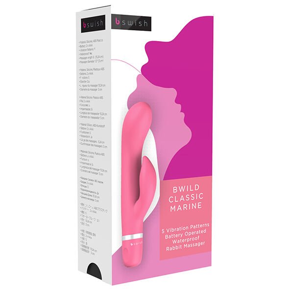 B SWISH - BWILD CLSSICO MARINE COELHO VIBRADOR GOIABA - Imagem 2