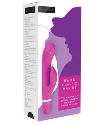 Visão alternativa de B SWISH - BWILD CLASSIC MARINE RABBIT VIBRATOR CERISE