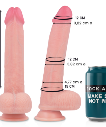 ROCKARMY - LIQUID SILICONE PREMIUM KINGCOBRA REALISTIC 24 CM -O- 4.77 CM